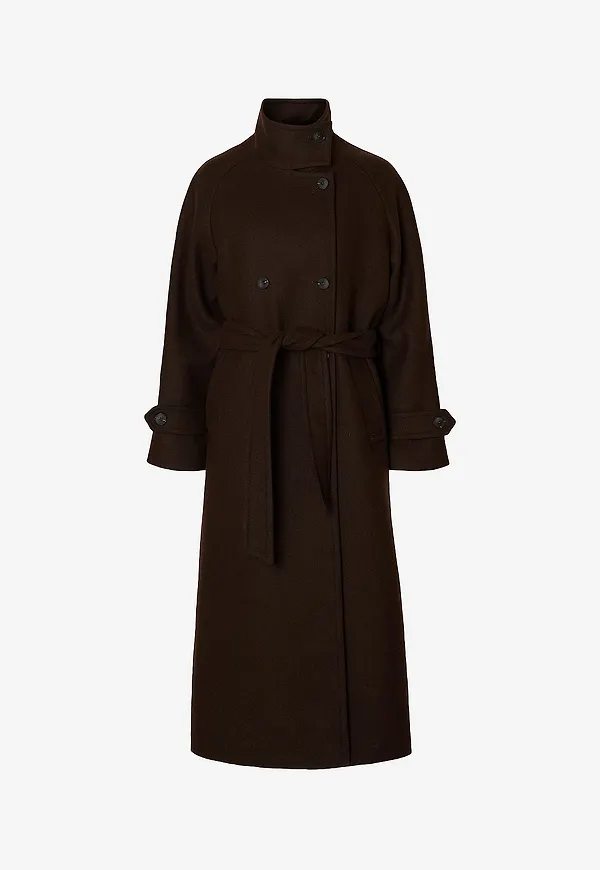 Selected FEMME - Kappa slfMadeline Manteco - Brun