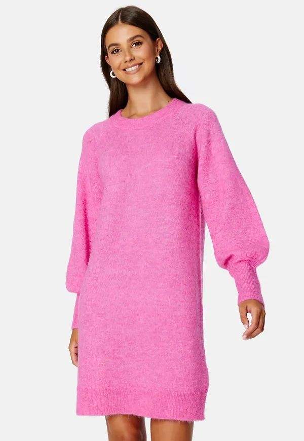 SELECTED FEMME Lulu LS Knit Dress Phlox Pink Detail:ME XS