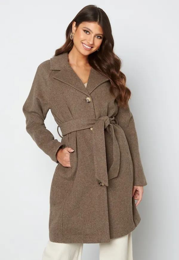 SELECTED FEMME Milan Wool Coat Caribou 38