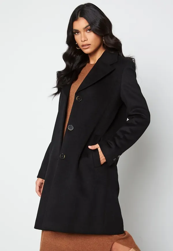 SELECTED FEMME New Sasja Wool Coat Black 34