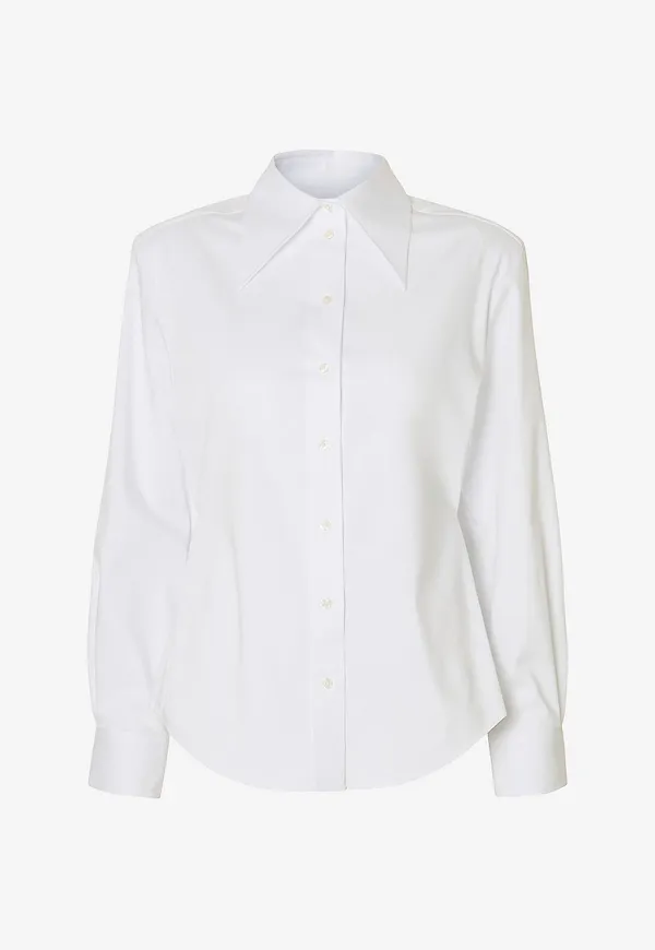 Selected FEMME - Skjorta slfNicolina Slim - Vit