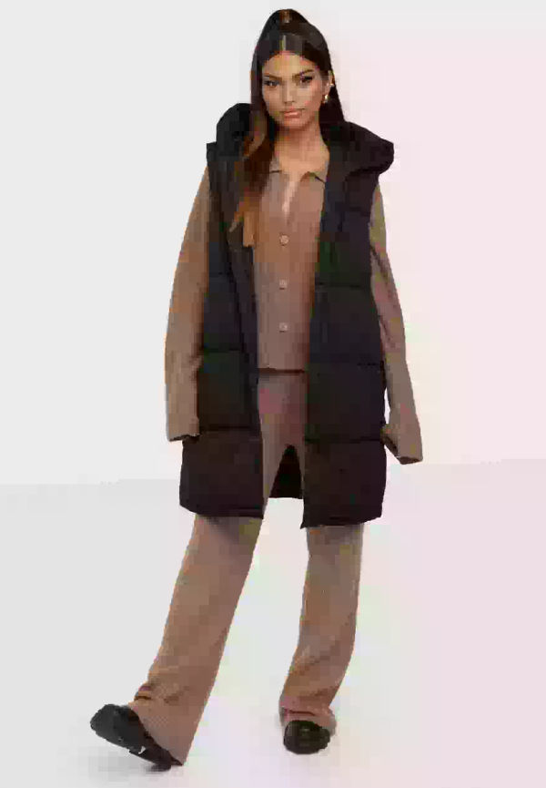Selected Femme Slfella Puffer Vest B Västar Black