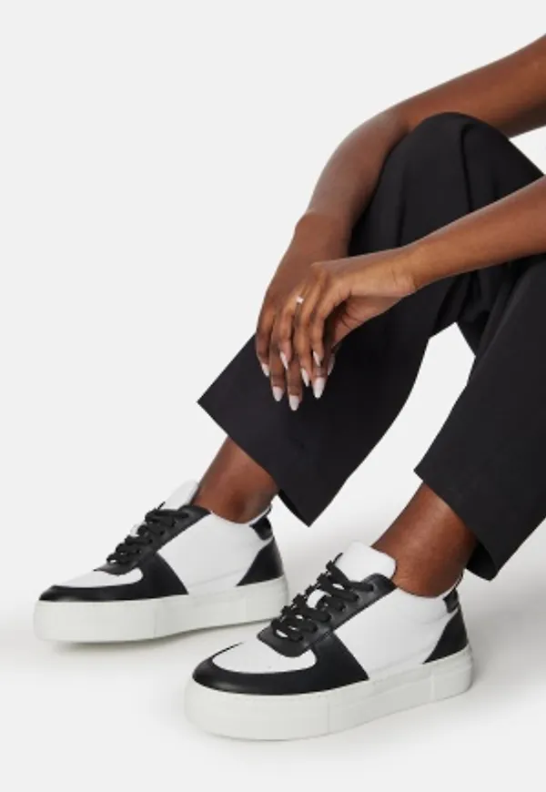 SELECTED FEMME Slfharper Leather Sneaker Black 36