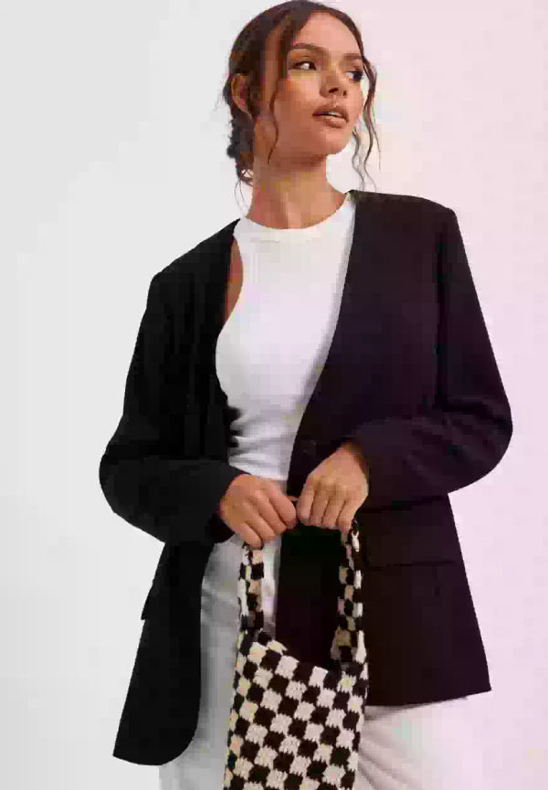 Selected Femme Slftinni Ls Blazer B Kavajer & Blazers Black