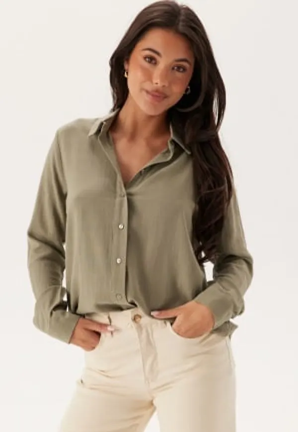 SELECTED FEMME Slfviva LS Shirt Vetiver 36