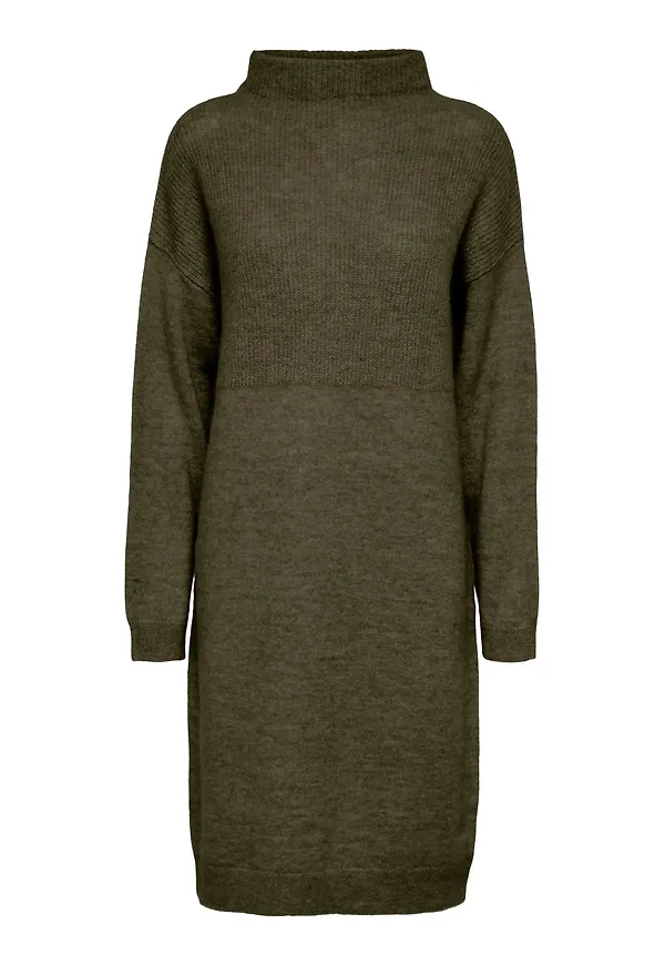 SELECTED FEMME Stickad klänning 'Mola' oliv