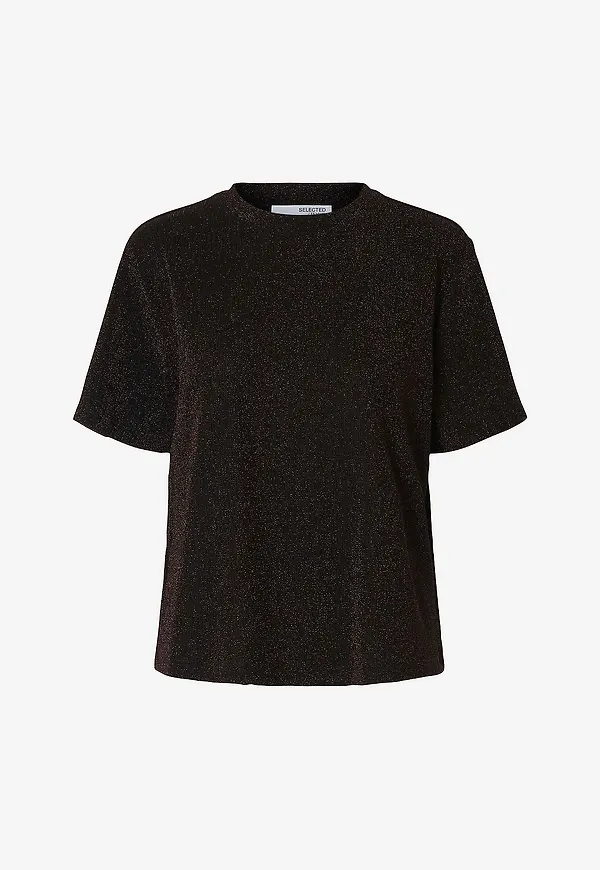 Selected Women - Topp slfAnja Boxy - Brun