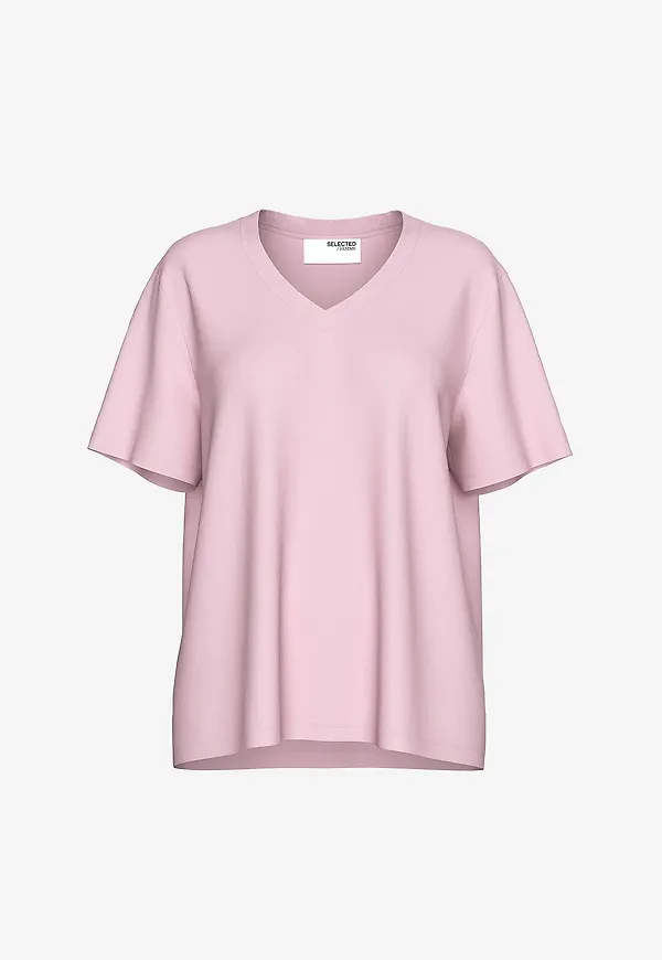 Selected Women - Topp slfEssential SS V-neck Tee