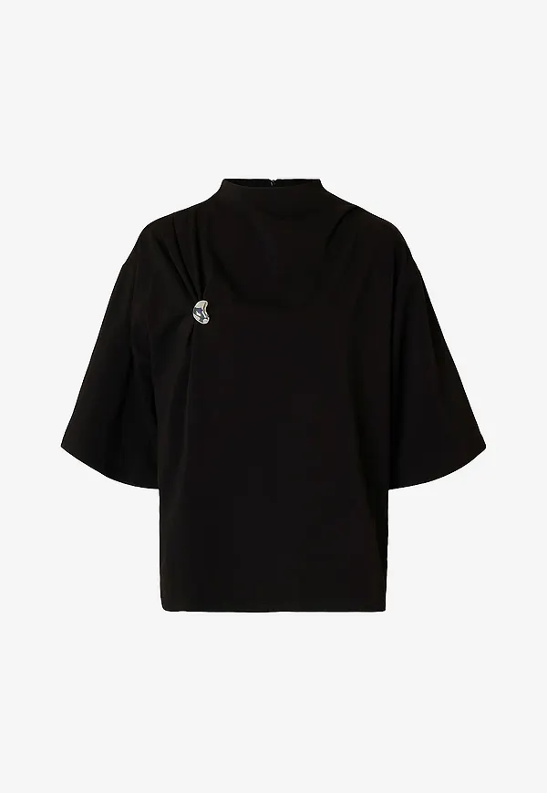 Selected Women - Topp slfRia 2/4 - Svart