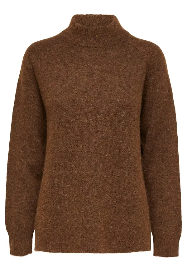 SELECTED FEMME Tröja 'LULU' mörkbrun