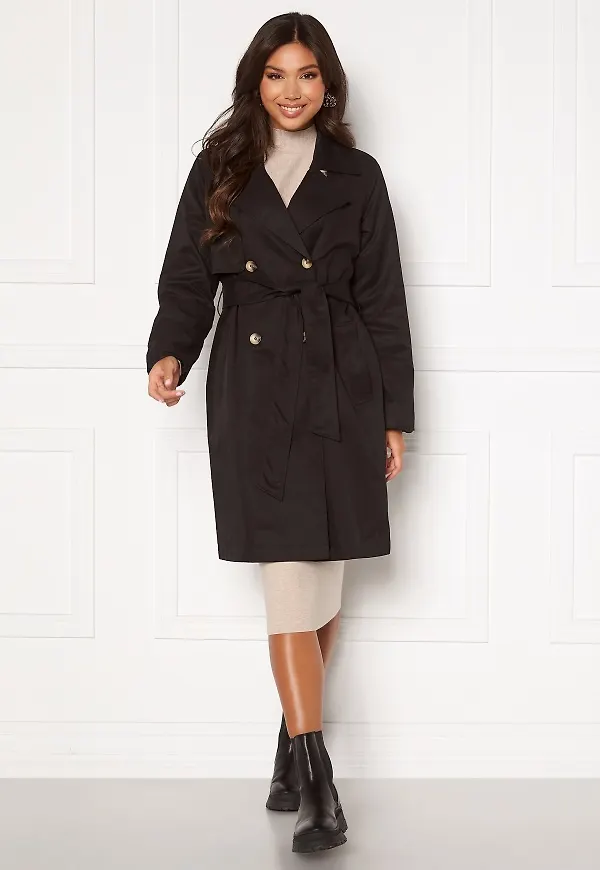SELECTED FEMME Weka Trenchcoat Black 40