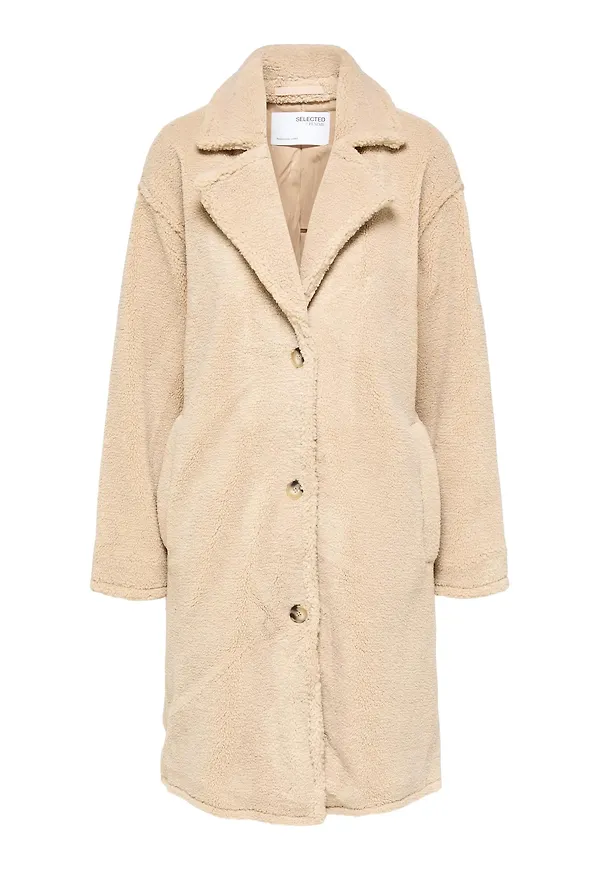 SELECTED FEMME Övergångskappa 'LANA' kräm