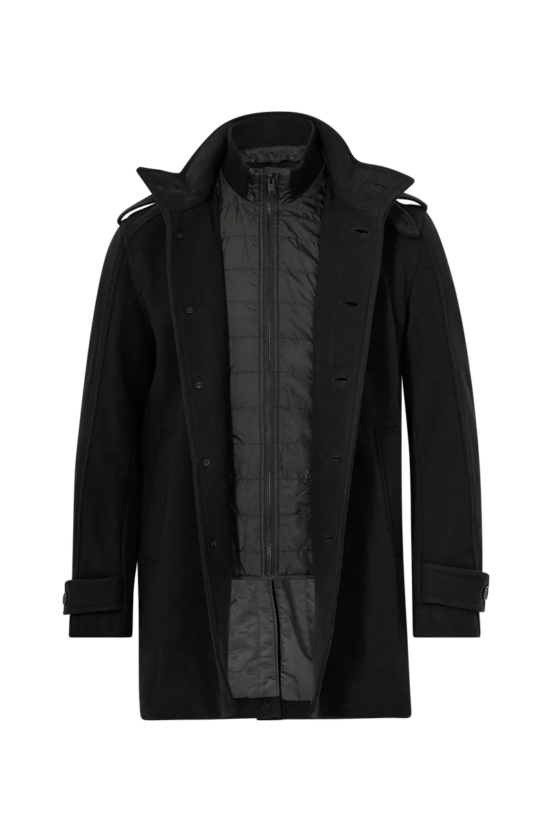 Selected HOMME - Rock slhNoah W Coat B Noos - Svart - XL