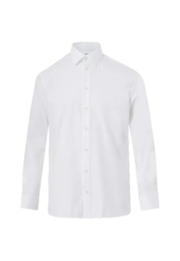 Selected HOMME - Skjorta slhRegethan Shirt LS Classic - Vit - XL