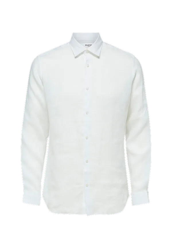Selected HOMME - Skjorta slhRegrex-Antique Shirt LS B - Vit - S