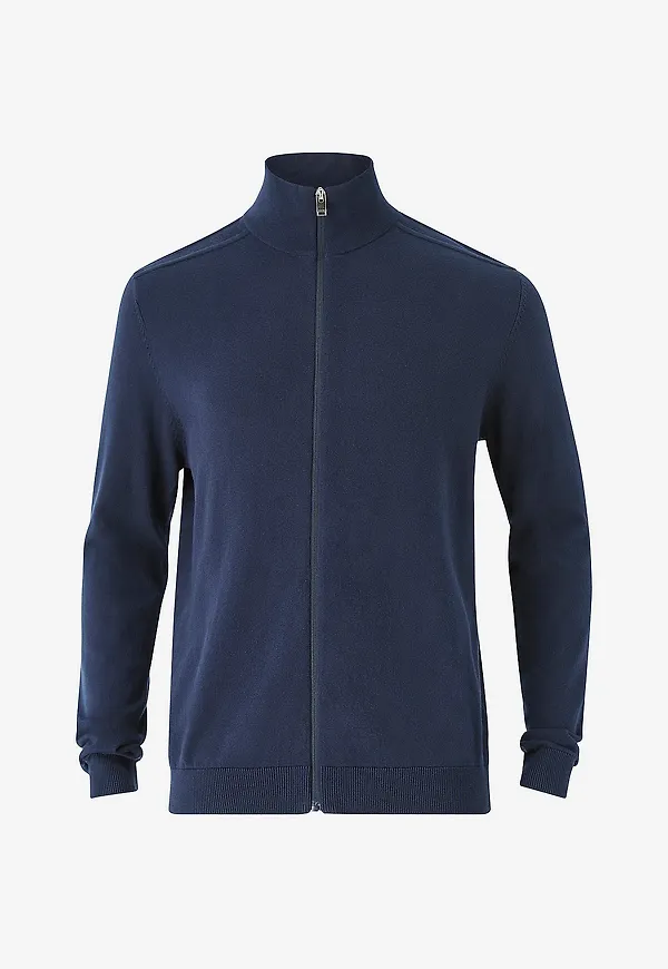 Selected Men - Cardigan shlBerg Full Zip - Blå