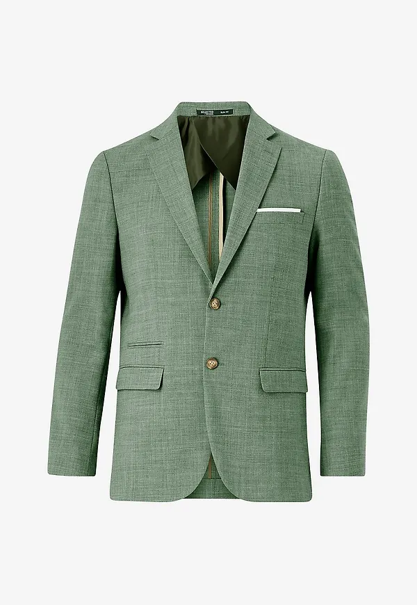 Selected HOMME - Kavaj slhSlim-Oasis Linen Blz B Noos - Grön