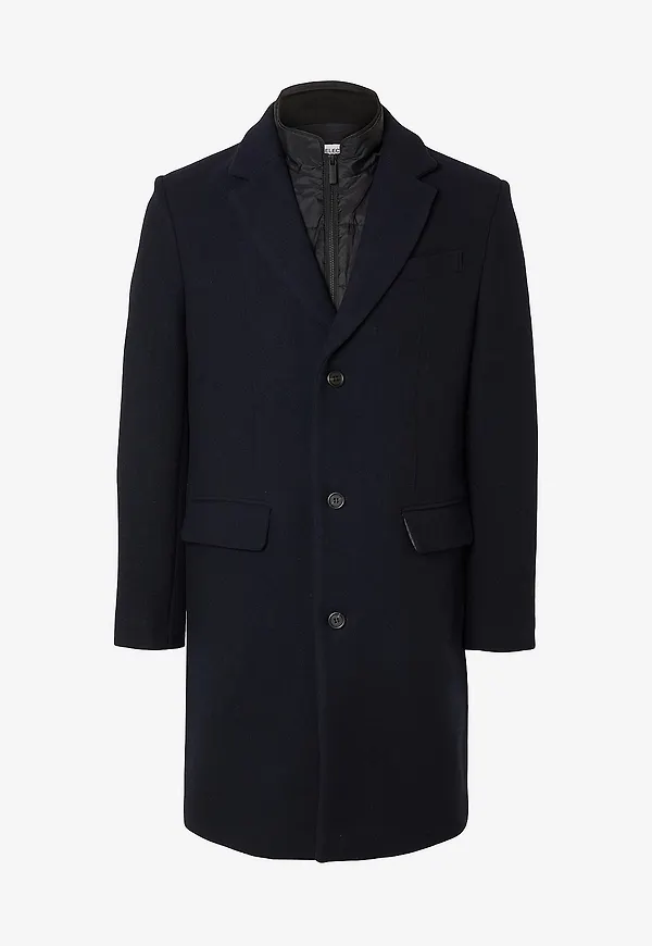 Selected HOMME - Rock slhNew Joseph Coat - Blå