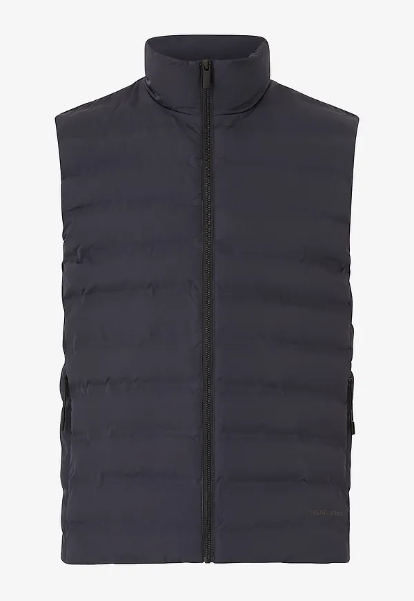 Selected Men - Väst slhBarry Quilted Gilet - Blå