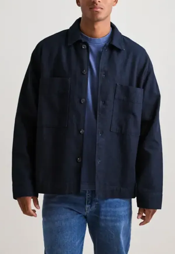 Selected Men Slhrelaxed Paz Db 803 Denim Overshi Overshirts Blå