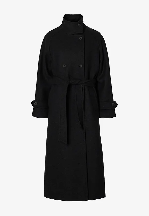 Selected Women - Kappa slfMadeline Manteco - Svart