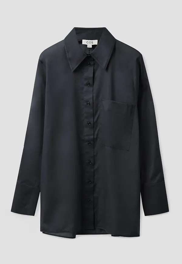 SEMI-SHEER OVERSIZED SHIRT
