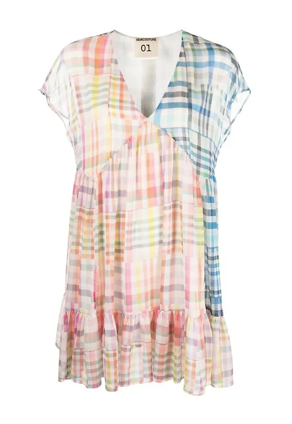Semicouture Dress Röd, Dam