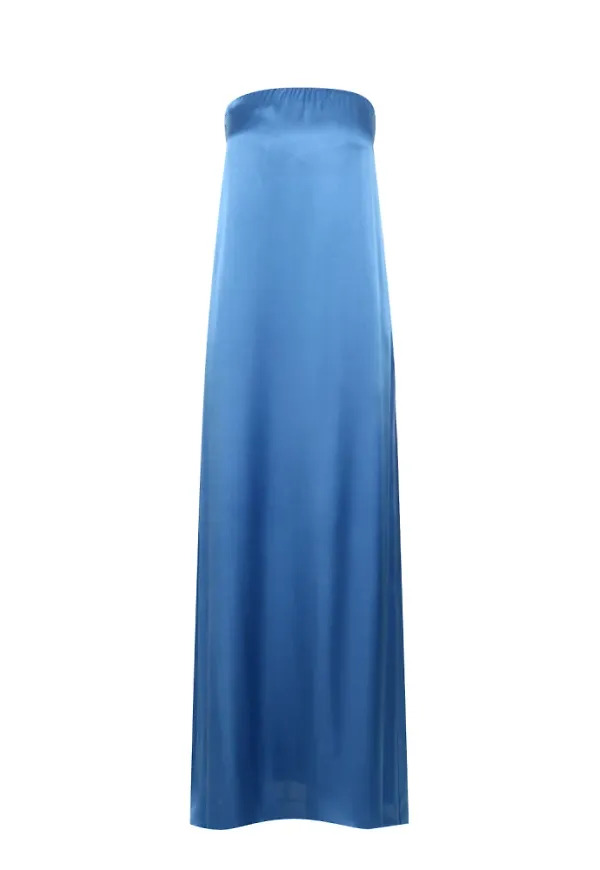 Semicouture Maxi klänningar Blå, Dam