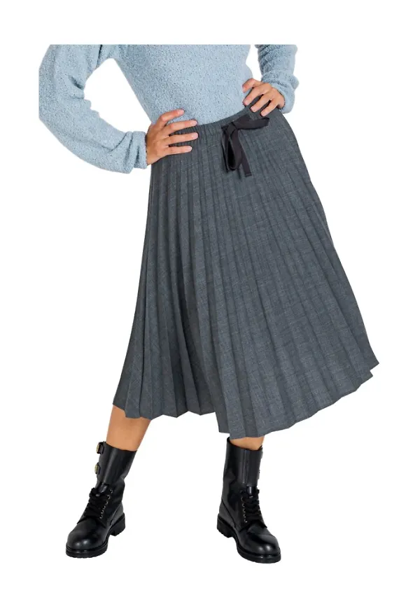 Semicouture Midi kjolar Grå, Dam