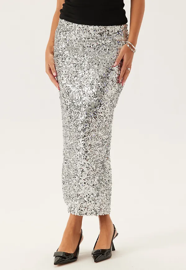 Sequin Midi Skirt