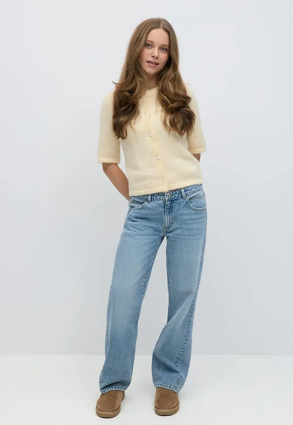 Sequin twisted jeans