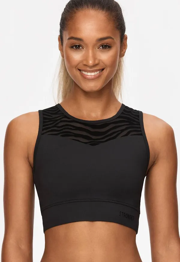 Serenity Crop Top Black