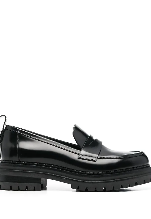 Sergio Rossi Joan slip on-loafers - Svart