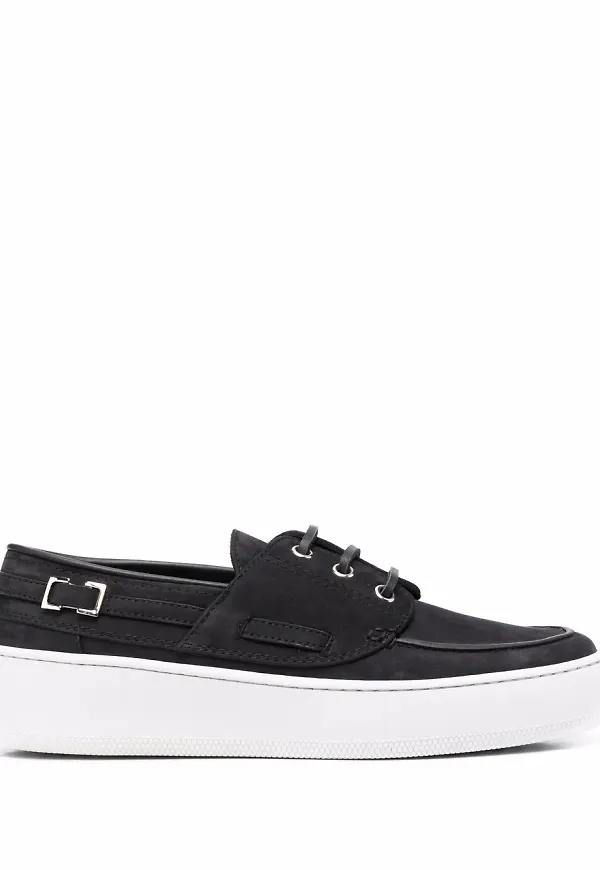 Sergio Rossi låga platåsneakers - Svart