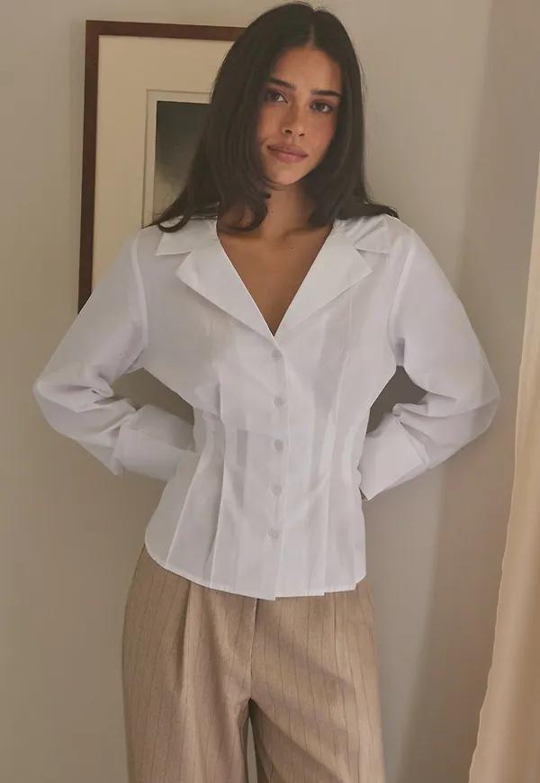 Shaped Cotton Shirt