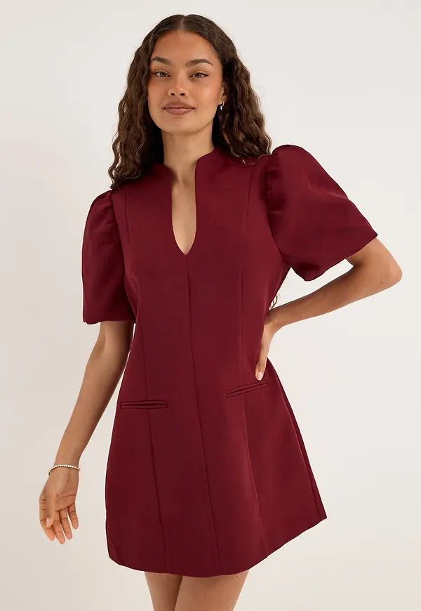 Shaped Mini Dress – Bubbleroom