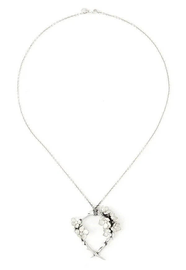 Shaun Leane 'Cherry Blossom' diamond necklace - Metallic