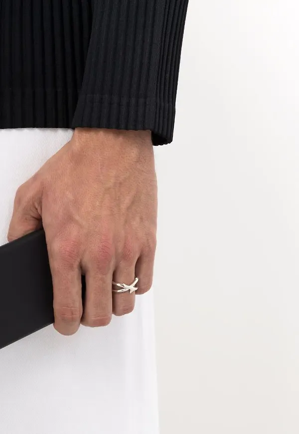 Shaun Leane ring med rosmotiv - Silverfärgad