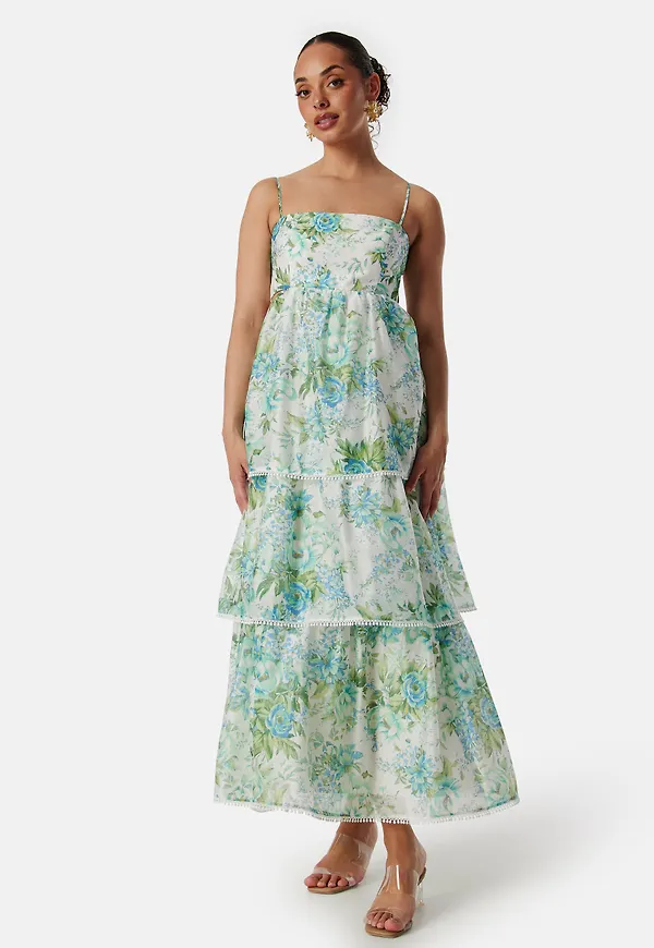 Shauna Scallop Trim Midi Dress
