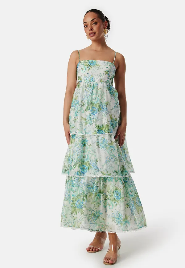 Shauna Scallop Trim Midi Dress