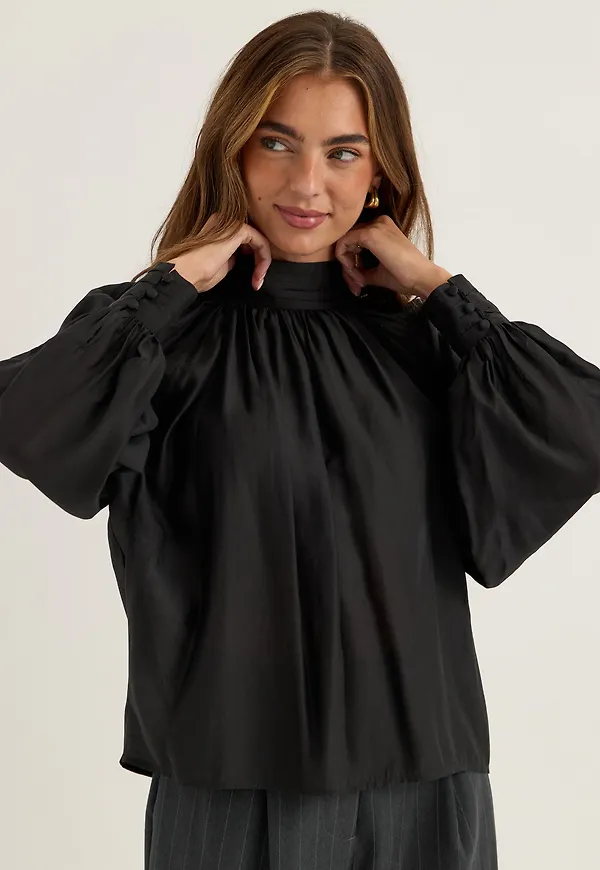 Sheer Flowy Blouse