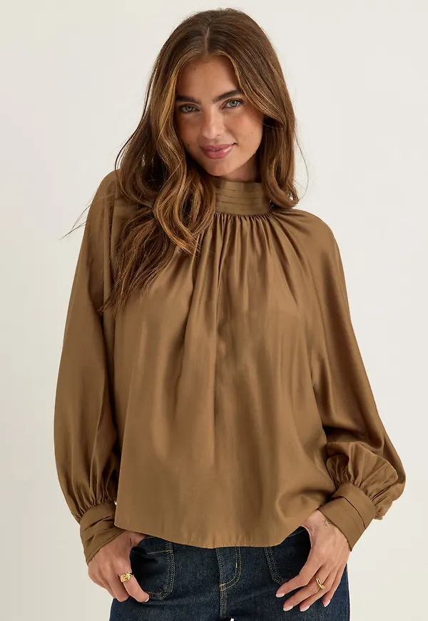 Sheer Flowy Blouse