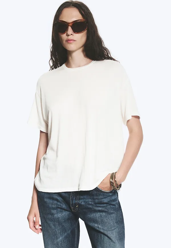 Sheer Relaxed Boxy T-Shirt