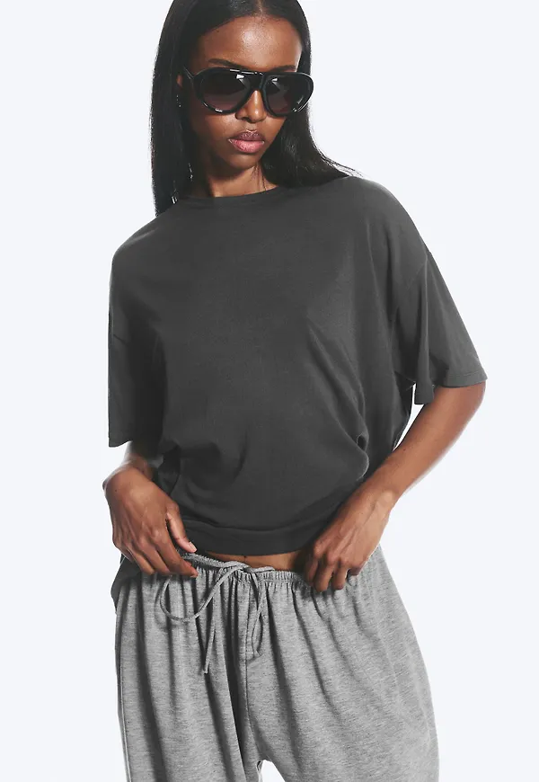 Sheer Relaxed Boxy T-Shirt