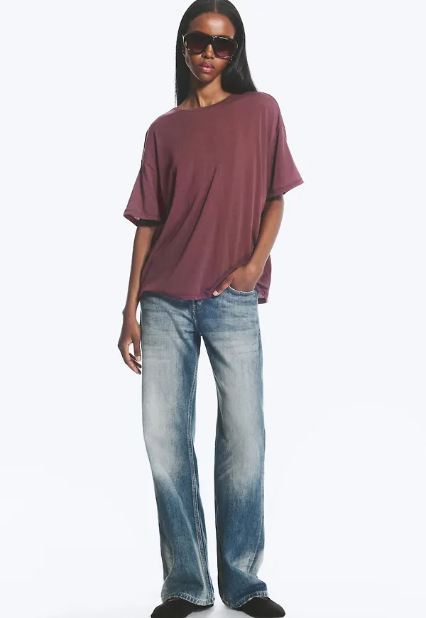 Sheer Relaxed Boxy T-Shirt