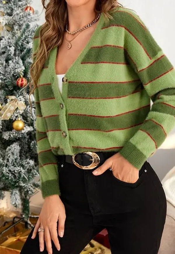 Shein Cut And Sew Drop Shoulder Cardigan