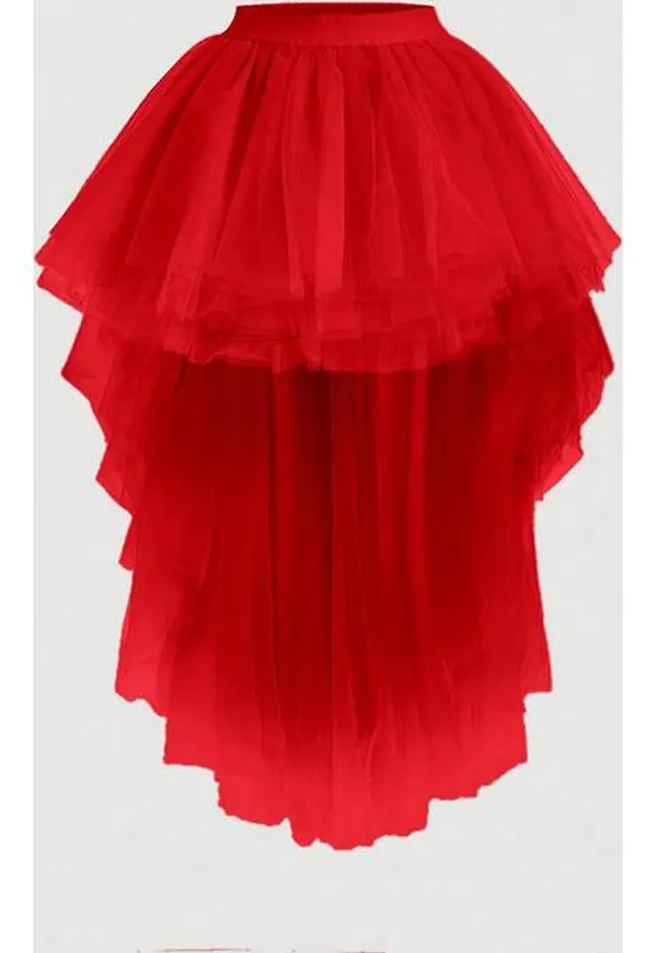 Shein High Low Hem Mesh Skirt