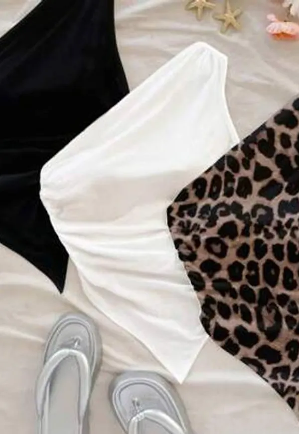 Shein Kvinnor Sommar Leopardtryck - Multifärgad