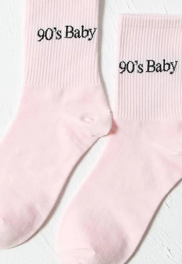 Shein Letter Graphic Socks