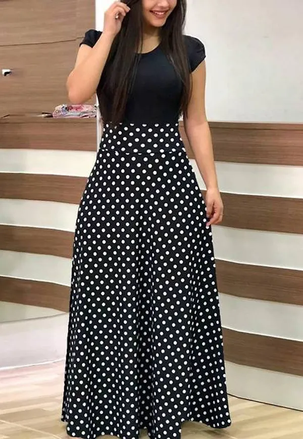 Shein Polka Dot Print A-line Dress
